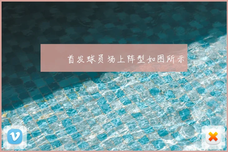 ♟️ 首发球员场上阵型如图所示